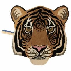 Outlet Tapis tête de tigre en laine Rajah | Enfant Tapis|Tapis Enfant