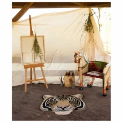 Outlet Tapis tête de tigre en laine Rajah | Enfant Tapis|Tapis Enfant
