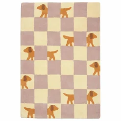 Sale Tapis Walter Damier | Lilas Enfant Tapis|Tapis Enfant