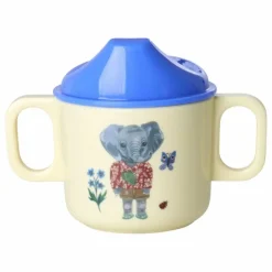 New Tasse d'apprentissage en mélamine Elephant - x Nathalie Lété | Tasses Et Gobelets D'Apprentissage|Premiers Repas