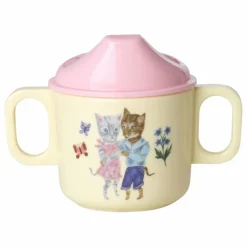 Sale Tasse d'apprentissage en mélamine Chats - x Nathalie Lété | Tasses Et Gobelets D'Apprentissage|Premiers Repas