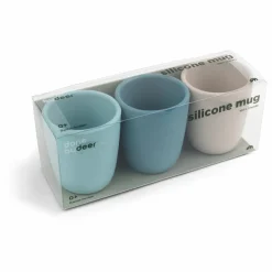 Tasse en silicone - Set de 3 | Enfant Vaisselle Enfant