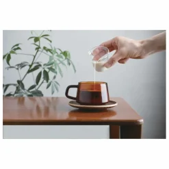 Sale Tasse et soucoupe Sepia en teck | Art De La Table