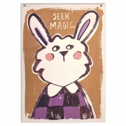 New Tenture murale Lapin Enfant Décoration Murale|Déco Murale Enfant