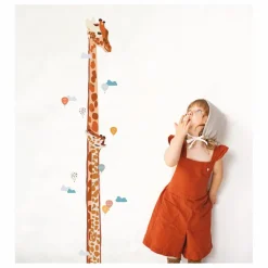 Best Toise Safari - EN Enfant Décoration Murale|Déco Murale Enfant