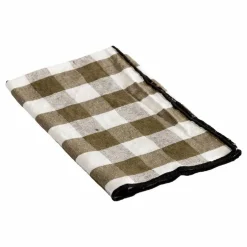 Hot Torchon Bourdon noir toile mimi 48x75 cm | Linge De Table|Art De La Table