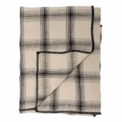 Outlet Torchon Highlands à carreaux en lin lavé | Linge De Table|Art De La Table