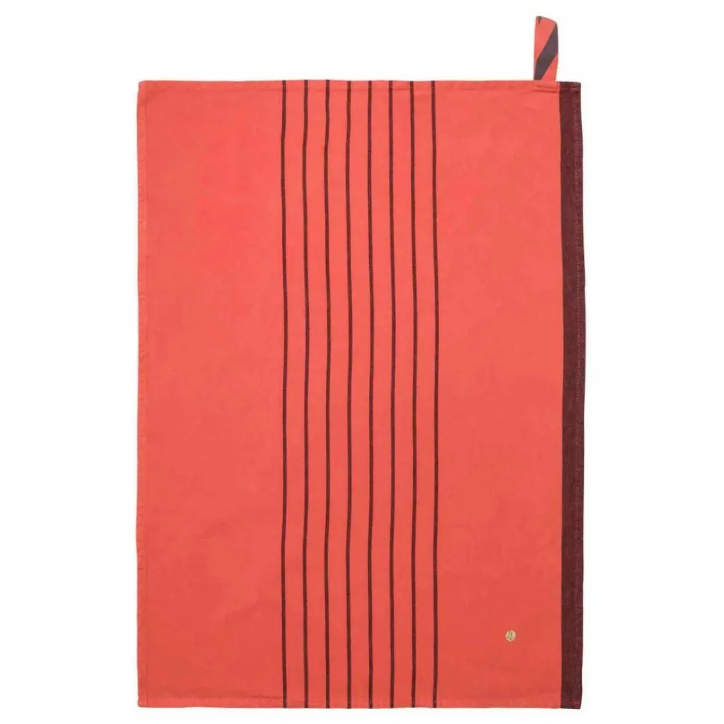 New Torchon rayé en coton bio Piero | Linge De Table|Art De La Table