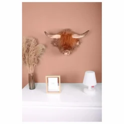 Outlet Trophée Vache Ecosse Enfant Décoration Murale|Déco Murale Enfant
