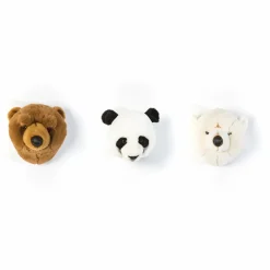 Discount Trophées Ours - Set de 3 Enfant Décoration Murale|Déco Murale Enfant
