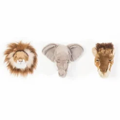 Best Trophées Safari - Set de 3 Enfant Décoration Murale|Déco Murale Enfant