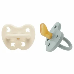 Tétines physiologiques en caoutchouc naturel - Lot de 2 | Tétines|Puériculture