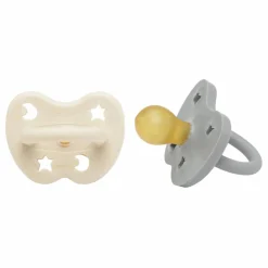 Sale Tétines rondes en caoutchouc naturel - Lot de 2 | Tétines|Puériculture