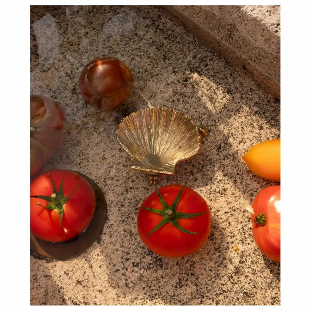 Outlet Vide poche coquillage en laiton Scarlett | Petits Rangements